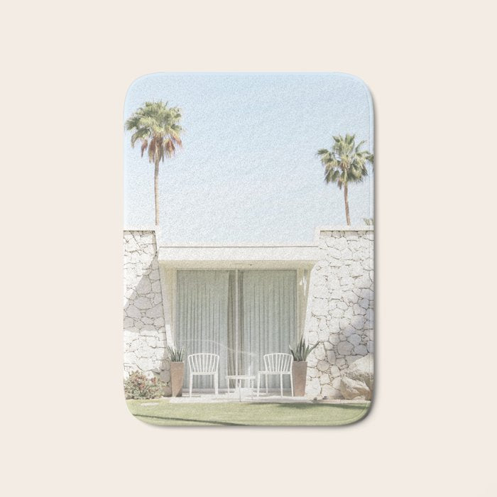 Palm Springs, California Photo Series | Palmtrees Architecture Photography Bath Mat Gallery Image 1