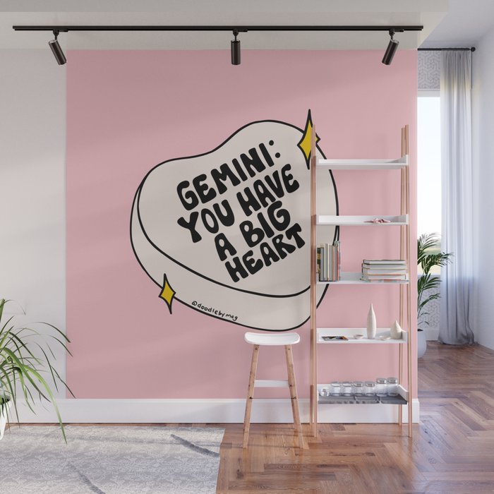 Gemini Conversation Heart Wall Mural Gallery Image 1