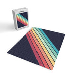 Lembona - Classic 70s Vintage Style Retro Summer Stripes Jigsaw Puzzle Gallery Image 2