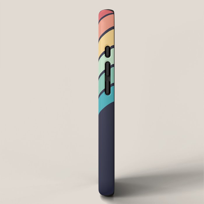 Lembona - Classic 70s Vintage Style Retro Summer Stripes iPhone Case Gallery Image 2