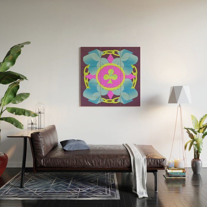 Clockwork Spade Wood Wall Art Gallery Image 2