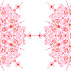 Lotus Blossom Mandala - Red & Pink Palette Coffee Mug Gallery Image 2