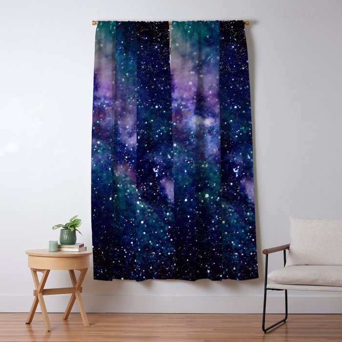 Milky Way Window Curtain Gallery Image 1