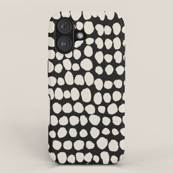 Irregular Polka Dot Pattern #2 iPhone Case Gallery Image 1