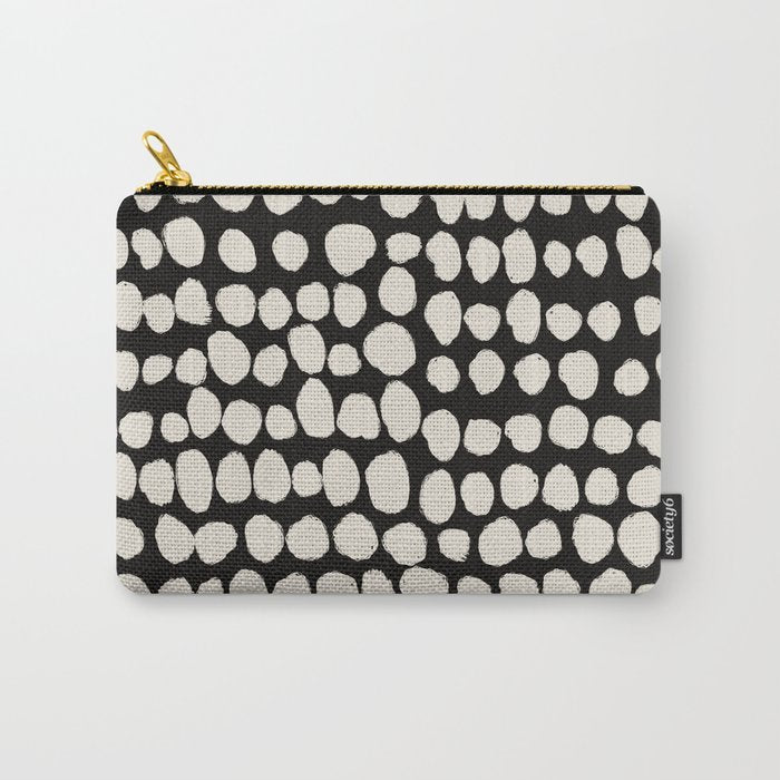 Irregular Polka Dot Pattern #2 Carry All Pouch Gallery Image 1