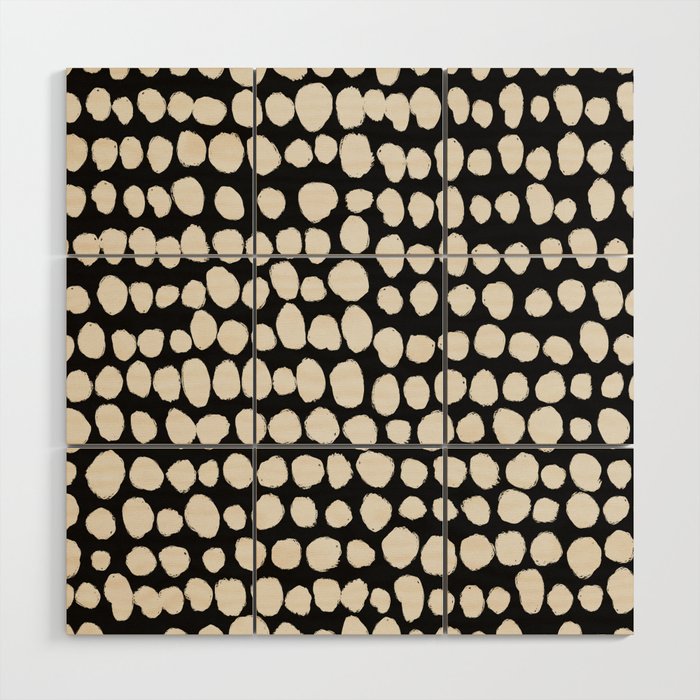 Irregular Polka Dot Pattern #2 Wood Wall Art Gallery Image 1