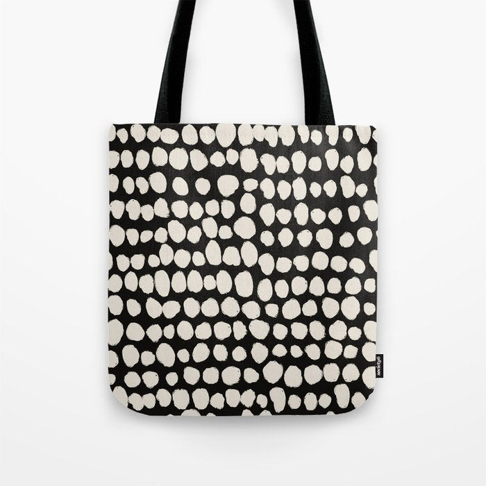 Irregular Polka Dot Pattern #2 Tote Bag Gallery Image 1