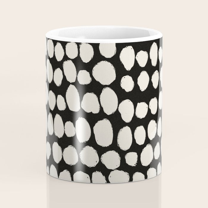 Irregular Polka Dot Pattern #2 Coffee Mug Gallery Image 4