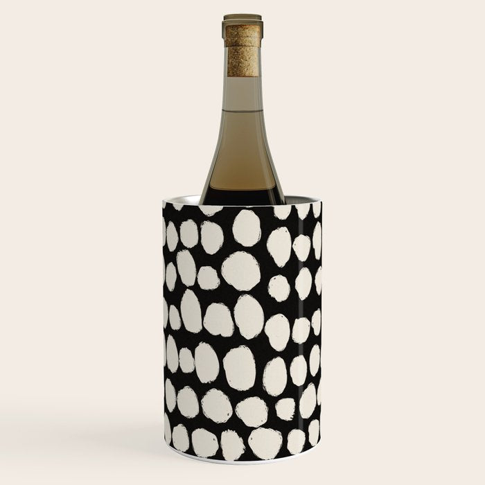Irregular Polka Dot Pattern #2 Wine Chiller Gallery Image 1