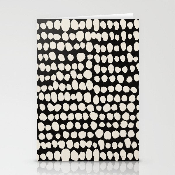 Irregular Polka Dot Pattern #2 Stationery Card Gallery Image 1