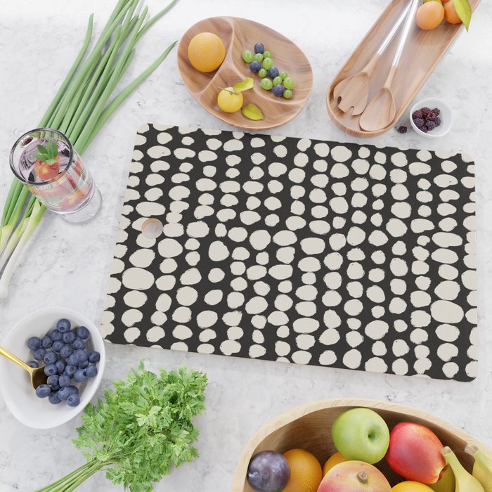 Irregular Polka Dot Pattern #2 Cutting Board Gallery Image 2