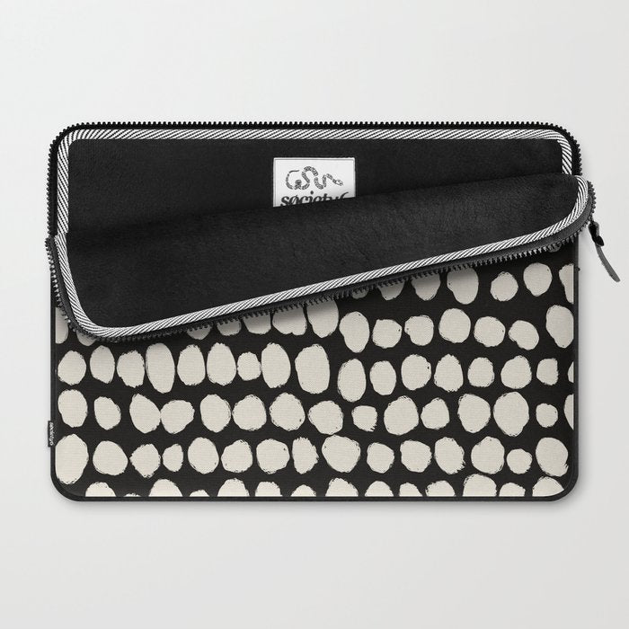 Irregular Polka Dot Pattern #2 Laptop Sleeve Gallery Image 2