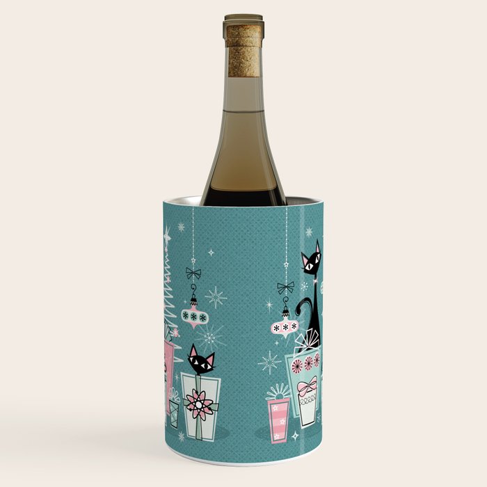 Vintage Kitty Christmas II sxs6- ©studioxtine Wine Chiller Gallery Image 1