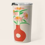 Flower Vase Travel Mug Gallery Image 3