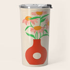 Flower Vase Travel Mug Gallery Image 2