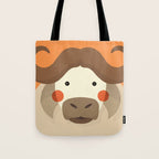 Cape Buffalo, Animal Portrait Tote Bag Gallery Image 1