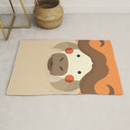 Cape Buffalo, Animal Portrait Rug Gallery Image 1