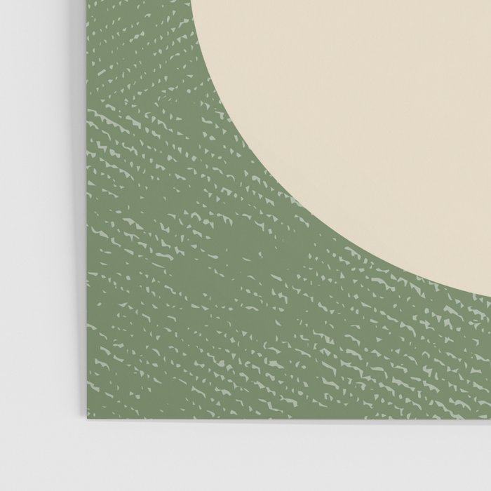 Half Circle 3 - Green Texture Poster Gallery Image 3
