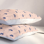 Ballet of Mustache Pattern Pillow Sham Gallery Image 3