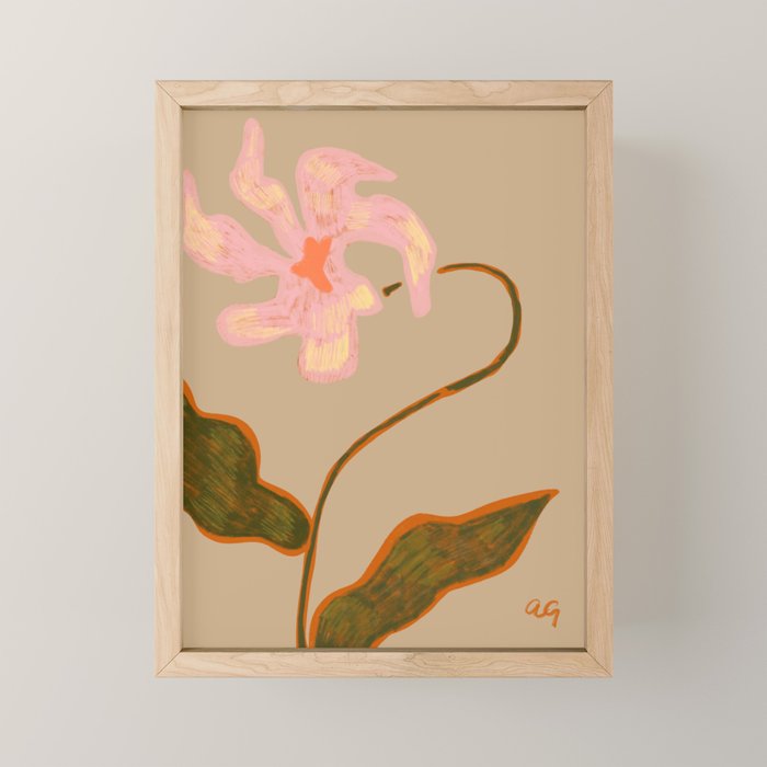 Lone But Not Alone Mini Art Print Gallery Image 1