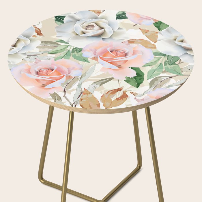 Nice flowered lush garden 4 Side Table Gallery Image 2