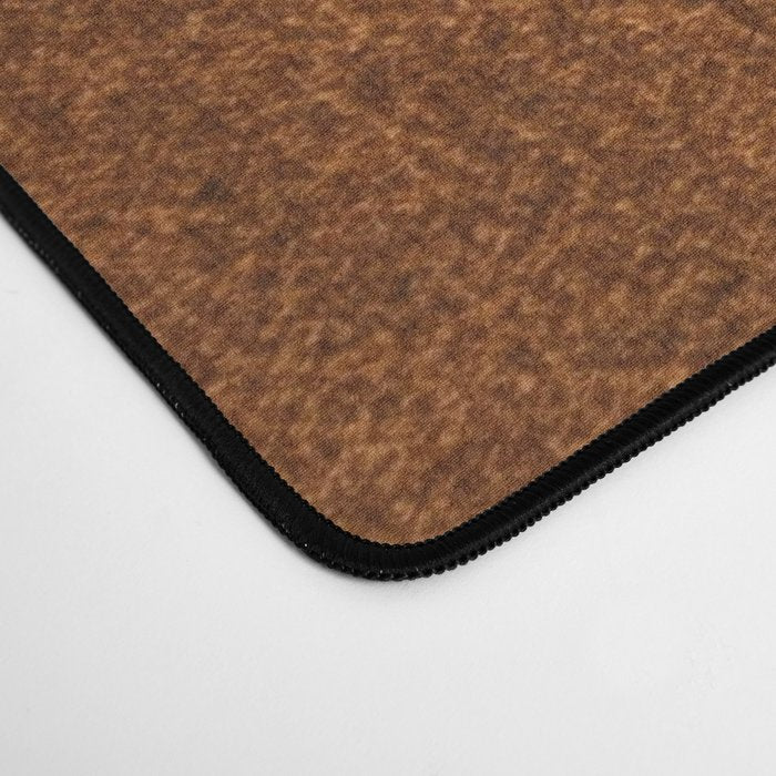 medium cognac conditioned leather ( faux  ) Desk Mat Gallery Image 4