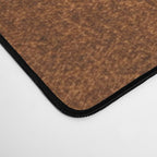 medium cognac conditioned leather ( faux  ) Desk Mat Gallery Image 4