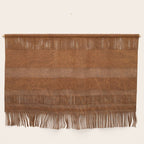 medium cognac conditioned leather ( faux  ) Wall Hanging Gallery Image 1