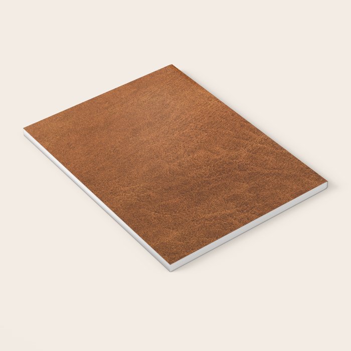 medium cognac conditioned leather ( faux  ) Notebook Gallery Image 3