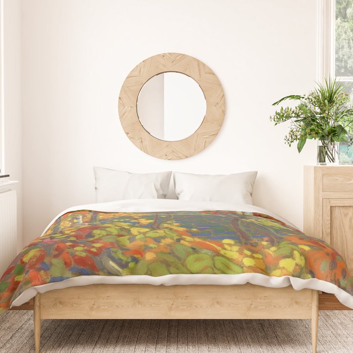 Tom Thomson The Pool 1915-1916 Canadian Landscape Artist Duvet Cover Gallery Image 3