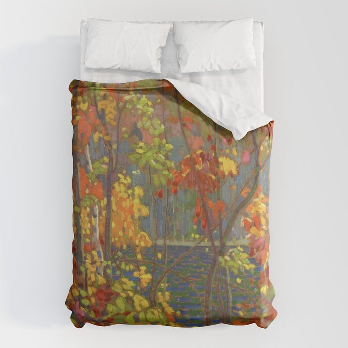 Tom Thomson The Pool 1915-1916 Canadian Landscape Artist Duvet Cover Gallery Image 6