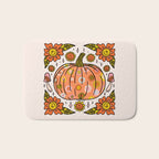 Happy Pumpkin Bath Mat Gallery Image 1