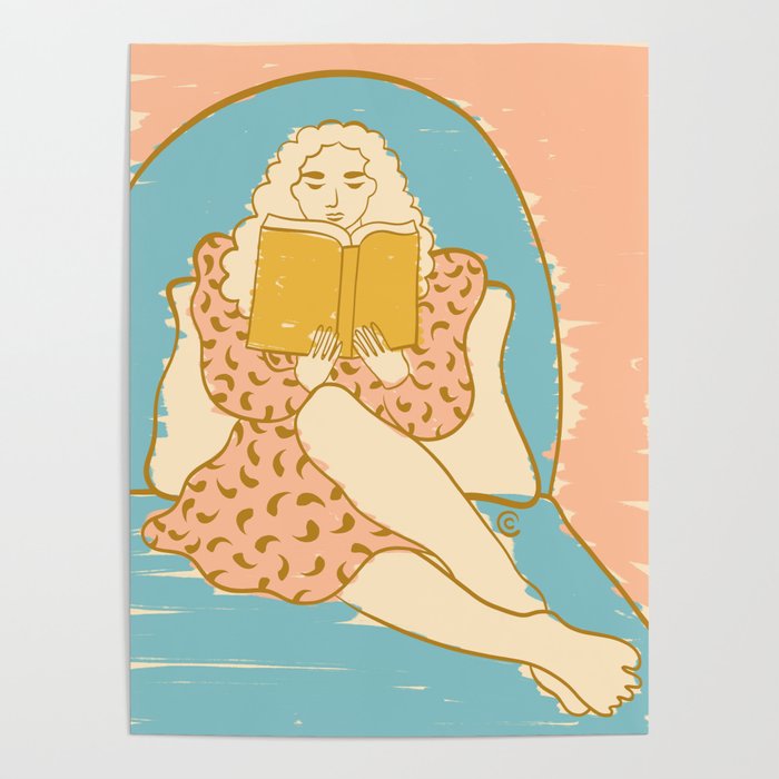 Portrait of a Woman Reading - Quiet Time 3 Poster Gallery Image 4