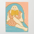 Portrait of a Woman Reading - Quiet Time 3 Poster Gallery Image 4