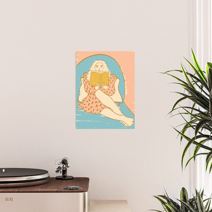 Portrait of a Woman Reading - Quiet Time 3 Poster Gallery Image 2