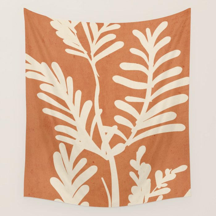 Abstract Minimal -Plant 6 Wall Tapestry Gallery Image 4