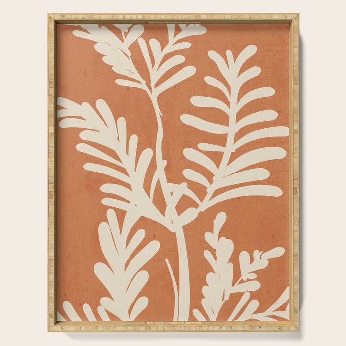 Abstract Minimal -Plant 6 Serving Tray Gallery Image 1