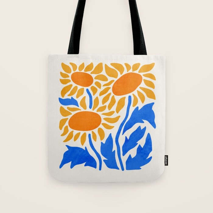 FOLIAGE 002: Sunflower | Flower Market Tote Bag Gallery Image 1