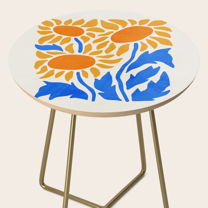 FOLIAGE 002: Sunflower | Flower Market Side Table Gallery Image 2