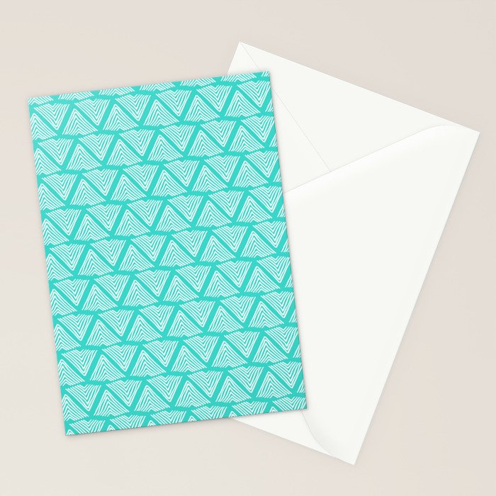 Lagos: Aqua Tiles Stationery Card Gallery Image 2