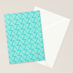 Lagos: Aqua Tiles Stationery Card Gallery Image 2