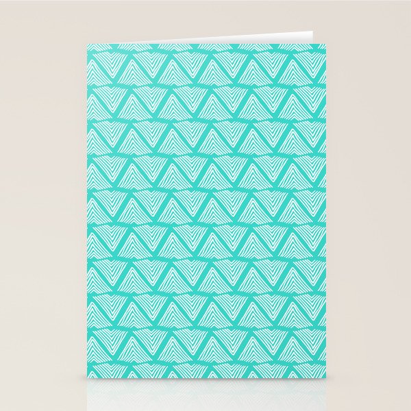 Lagos: Aqua Tiles Stationery Card Gallery Image 1