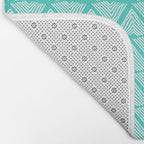 Lagos: Aqua Tiles Bath Mat Gallery Image 2