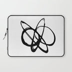 Astral Orbit White Background Laptop Sleeve Gallery Image 1