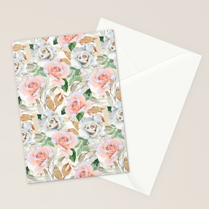 Nice flowered lush garden 4 Stationery Card Gallery Image 2