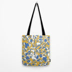 Simplistic silhouette flowers YB Tote Bag Gallery Image 2