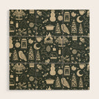Winter Nights: Forest Wood Wall Art Gallery Image 1