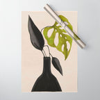 minimal plant 34 Wrapping Paper Gallery Image 1