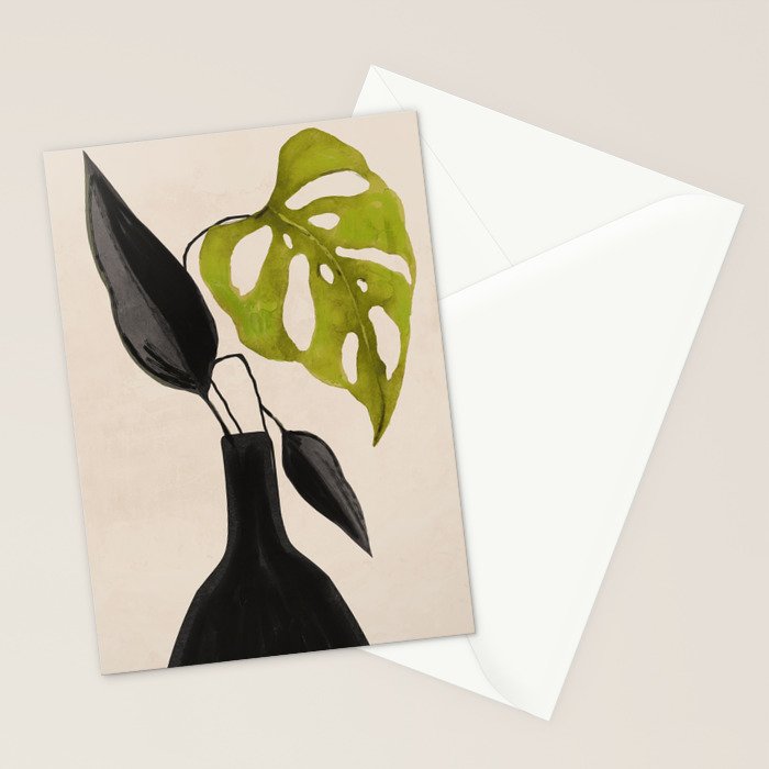 minimal plant 34 Stationery Card Gallery Image 2