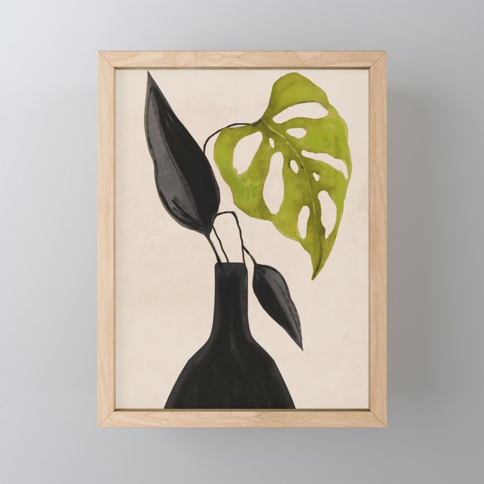 minimal plant 34 Mini Art Print Gallery Image 1